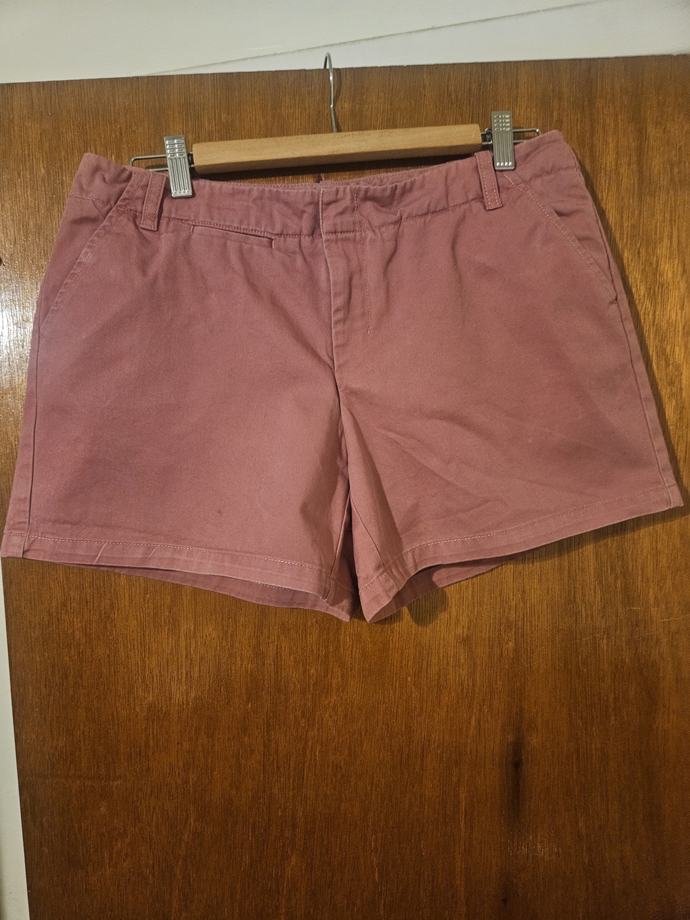 J. Crew Rose-Mauve Cotton Bermuda Shorts